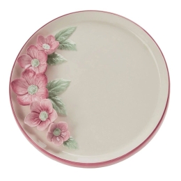 Πιατέλα Σερβιρίσματος Στρογγυλή Rose 658092 28cm Multi Marva Κεραμικό