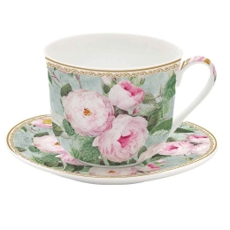 Φλυτζάνι Cappuccino Roses Bloom 1454ROBL 400ml Multi Easy Life Πορσελάνη