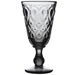 Ποτήρι Κρασιού Lyonnais 631710 Φ8,5x16,5cm 230ml Black La Rochere Γυαλί