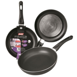 Τηγάνι Αντικολλητικό Inducta 410028 Φ28cm Black Ibili 28cm Αλουμίνιο