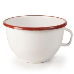Κούπα Bordeaux 909114 Φ14cm White-Bordeaux Ibili Εμαγιέ