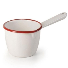 Γαλατιέρα Bordeaux 909210 Φ10cm White-Bordeaux Ibili 10cm Εμαγιέ