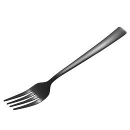 Πιρούνι Φαγητού Porto 03339 19,7cm Black Dinox Ανοξείδωτο Ατσάλι