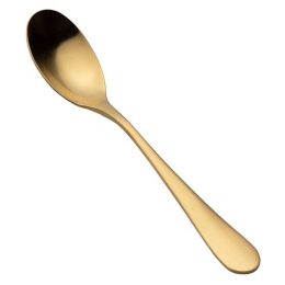 Κουτάλι Καφέ-Τσαγιού Nis 03073 11cm Gold Dinox Ανοξείδωτο Ατσάλι
