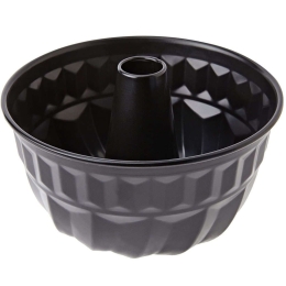 Φόρμα Κέικ Αντικολλητική Moka 820622 22cm Black Ibili Αλουμίνιο