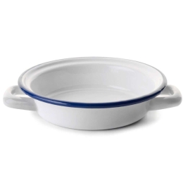 Σαγανάκι Εμαγιέ Blanca 904116 16cm White-Blue Ibili 16cm Εμαγιέ