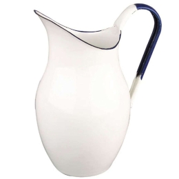 Κανάτα Εμαγιέ Blanca 903425 2500ml White-Blue Ibili Εμαγιέ