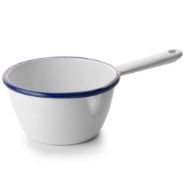 Γαλατιέρα Εμαγιέ Blanca 904410 10cm White-Blue Ibili 10cm Εμαγιέ