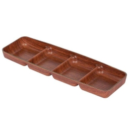 Ορντεβιέρα 4 Θέσεων 10197 33x10x2,5cm Brown Evelin Πολυστερίνη