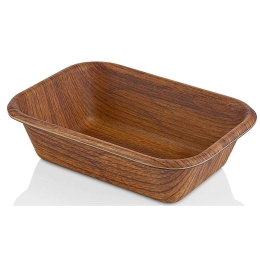 Καλάθι Ψωμιού 10141 25,5x8,5x6,5cm Brown Evelin Πολυστερίνη