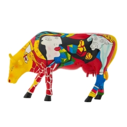 Διακοσμητική Αγελάδα A Homage tp Picowso's African Preiod CP46357 30,5x19,5cm Multi CowParade Πολυρεσίνη