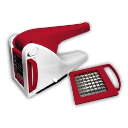 Κόφτης Πατάτας BL-3364 Με 2 Εξαρτήματα Inox White-Red Blaumann Ατσάλι,Πλαστικό