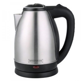 Βραστήρας Ηλεκτρικός RL-SSK-1.7-SILVER 1,7lt 1500W Silver Royalty Line Ανοξείδωτο Ατσάλι