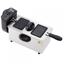 Φριτέζα Ηλεκτρική RL-EFT2000 1,5L 2000W 42,50 x24x26cm White-Black Royalty Line