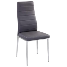 Καρέκλα Jetta ΕΜ966Χ,86 40x50x95cm Grey Μέταλλο,PVC