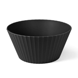 Σαλατιέρα Nettuno L 25x12cm Carbon Black Blim+ Medium Πολυπροπυλένιο