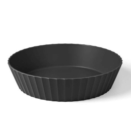 Μπωλ Σερβιρίσματος Hera L 25x6cm Carbon Black Blim+ Πολυπροπυλένιο