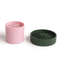 Βάζο Blossom (Σετ 2Τμχ) PA789 Pink-Green Πλαστικό
