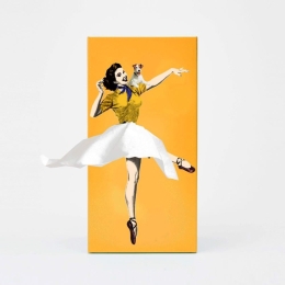 Κουτί Για Χαρτομάντηλα Up Girl PA468.O 25,5x13x7,8cm Yellow ABS