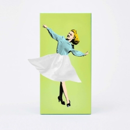 Κουτί Για Χαρτομάντηλα Up Girl PA468.V 25,5x13x7,8cm Light Green ABS