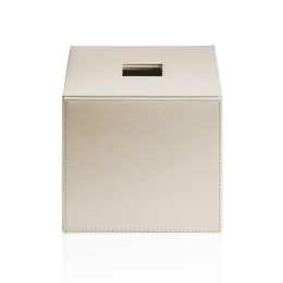 Κουτί Για Χαρτομάντηλα Brownie 0847847 13,5x13,5x13cm Beige Decor Walther Τεχνόδερμα