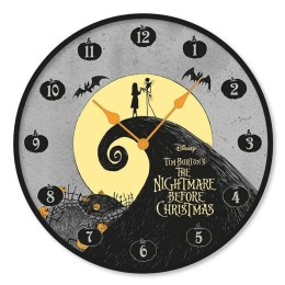 Ρολόι Τοίχου The Nightmare Before Christmas - Jack  Sally GP85873 25cm Multi Pyramid
