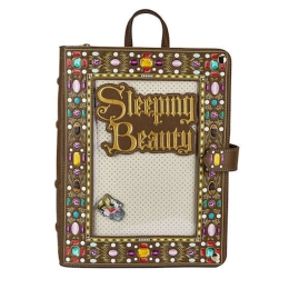 Σακίδιο Πλάτης Disney Sleeping Beauty Pin Collector WDBK2063 23x10x30,5cm Multi Loungefly Τεχνόδερμα