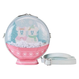 Τσαντάκι Χιαστί Παιδικό Disney: Minnie and Friends - Winter Snowglobe WDTB2877 19,7x19,6x8,9cm Multi Loungefly
