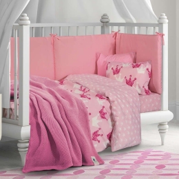 Βρεφική Κουβέρτα Πικέ 2958 Pink Greenwich Polo Club Αγκαλιάς 80x110cm 100% Βαμβάκι