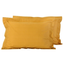 Μαξιλαροθήκες 1019 (Σετ 2τμχ) Ocher Das Home 50Χ70 100% Βαμβάκι