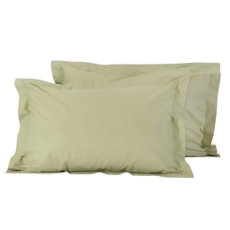 Μαξιλαροθήκες Σετ 2τμχ 1016 Green Das Home 50Χ70 50x75cm 100% Βαμβάκι