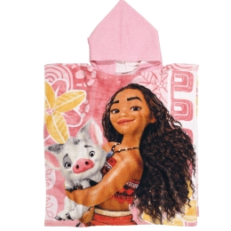 Πόντσο Θαλάσσης 5836 60Χ120 Moana Pink-Petrol Cartoon Kids