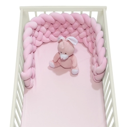 Πάντα Βρεφική Πλεξούδα 6584 Baby Relax - Pink Das Baby 25x150cm Πολυέστερ