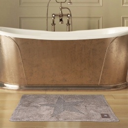 Ταπέτο Μπάνιου 2581 Beige Greenwich Polo Club 60Χ90 60x90cm 100% Βαμβάκι