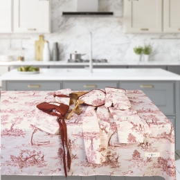 Τραπεζομάντηλο 2660 Terracotta-Ecru Greenwich Polo Club 140X240 100% Βαμβάκι