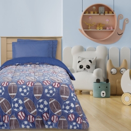 Κουβερτοπάπλωμα Παιδικό 4773 Grey Das Home Μονό 160x220cm Πολυέστερ