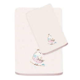 Πετσέτες Βρεφικές 4765 (Σετ 2τμχ) Somon-Pomegranate Das Home Σετ Πετσέτες 70x140cm 100% Βαμβάκι