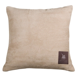 Μαξιλάρι Διακοσμητικό (Με Γέμιση) 2734 Beige Greenwich Polo Club 42Χ42 Chenille