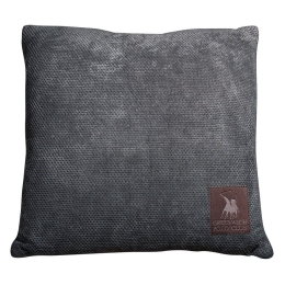 Μαξιλάρι Διακοσμητικό (Με Γέμιση) 2760 Dark Grey Greenwich Polo Club 42Χ42 Chenille