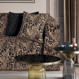 Μαξιλάρι Διακοσμητικό (Με Γέμιση) 2765 Beige-Black Greenwich Polo Club 42Χ42 Chenille