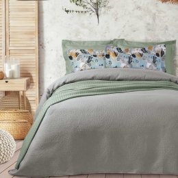 Κουβερλί 9564 Happy Olive Das Home Υπέρδιπλο 220x240cm Microfiber