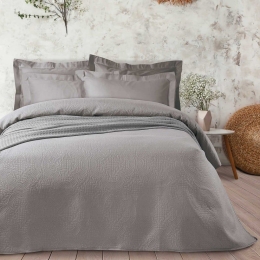 Κουβερλί 9565 Happy Grey Das Home Υπέρδιπλο 220x240cm Microfiber