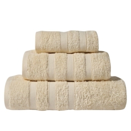 Πετσέτα Prestige 1161 Cream Das Home Σώματος 80x150cm 100% Βαμβάκι