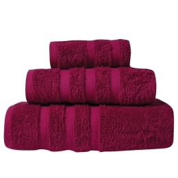 Πετσέτα Prestige 1168 Plum Das Home Χεριών 30x50cm 100% Βαμβάκι