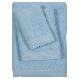 Πετσέτες Best 0586 (Σετ 3τμχ) Light Blue Das Home Σετ Πετσέτες 70x140cm 100% Βαμβάκι