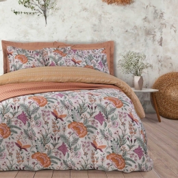 Σεντόνια Prestige 1649 (Σετ 4τμχ) Orange-Fuchsia-Green Das Home Υπέρδιπλο 100% Βαμβακοσατέν