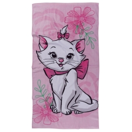 Πετσέτα Θαλάσσης Παιδική 5849 Marie Cat Pink Das Home Θαλάσσης 70x140cm 100% Βαμβάκι