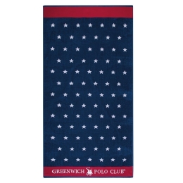 Πετσέτα Θαλάσσης 3599 Blue Greenwich Polo Club Θαλάσσης 90x170cm 100% Βαμβάκι