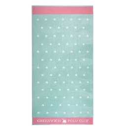 Πετσέτα Θαλάσσης 3602 Mint Greenwich Polo Club Θαλάσσης 90x170cm 100% Βαμβάκι