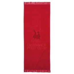 Πετσέτα Θαλάσσης 3657 90x190 Red Greenwich Polo Club Θαλάσσης 90x190cm 100% Βαμβάκι
